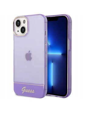 Guess Guess Etui na telefon Translucent Fioletowy