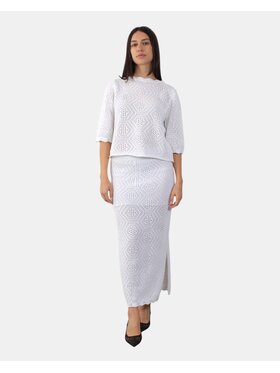 Liviana Conti Liviana Conti Φούστα 10022047940874 Λευκό Regular Fit