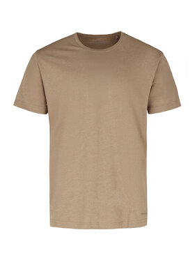 Volcano Volcano T-Shirt T-PERSONAL Beżowy Regular Fit