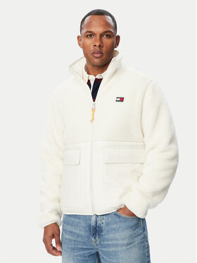 Tommy Jeans Tommy Jeans Преходно яке Essential DM0DM23227 Кремав Regular Fit