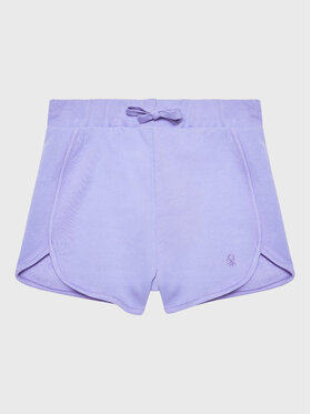 United Colors Of Benetton United Colors Of Benetton Szorty sportowe 3J70G900O Fioletowy Regular Fit
