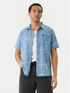 RVCA RVCA Srajca Frame Chambray AVYWT00507 Svetlo modra Regular Fit
