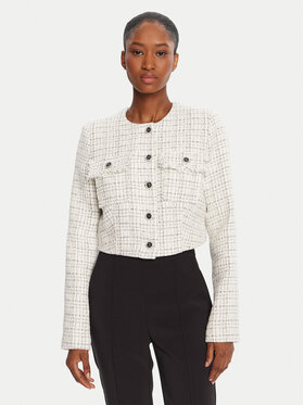 Guess Guess Преходно яке W5YN44 WHDB2 Бял Regular Fit