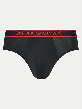 Emporio Armani Underwear Set Od 3 Para Muških Slip Gaća 111734 4F717 21320 Crna