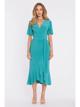 Made of Emotion Made of Emotion Abito da cocktail M912 Turchese A-Line Fit