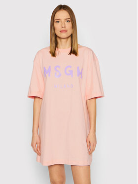 MSGM MSGM Robe de jour 3241MDA510 227298 Rose Relaxed Fit