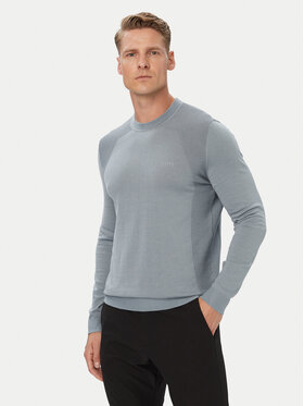 BOSS BOSS Pulover KN_Momentum 50558351 Gri Regular Fit