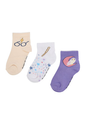 Harry Potter Harry Potter Skarpety długie CEO-ACCCS-AW25-301WBHP(3-PACK) Beżowy