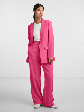 Pieces Pieces Текстилни панталони Bossy 17140744 Розов Loose Fit