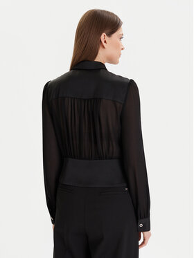 Morgan Morgan Cămașă 232-CLOCLO Negru Regular Fit