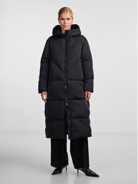 YAS YAS Pehelykabát 26030707 Fekete Regular Fit