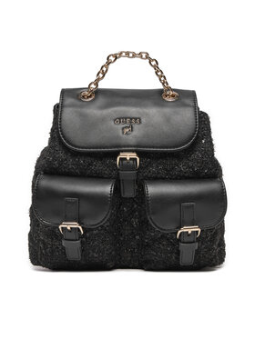 Guess Guess Рюкзак Tweed Backpack J4BZ36 WGLX0 Чорний