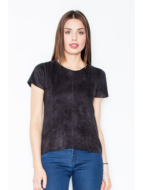 FIGL FIGL Halenka M458 Černá Regular Fit