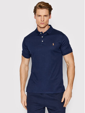 Polo Ralph Lauren Polo Ralph Lauren Polokošeľa 710685514003 Tmavomodrá Slim Fit