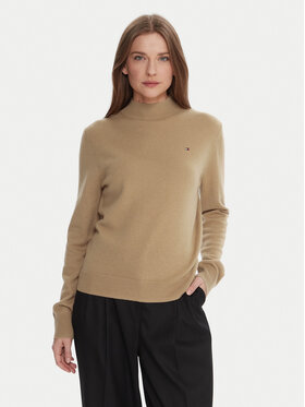 Tommy Hilfiger Tommy Hilfiger Kampsun WW0WW47468 Beež Regular Fit