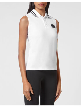 Plein Sport Plein Sport Polo 2417 Biały Regular Fit