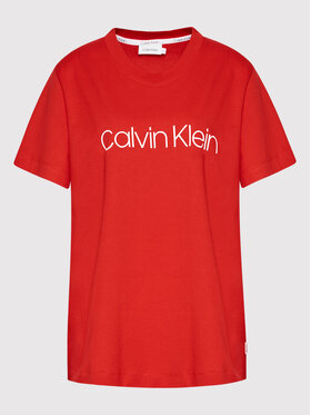 Calvin Klein Curve Calvin Klein Curve Tricou Inclusive K20K203633 Roșu Regular Fit
