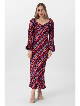 LAURELLA LAURELLA Sukienka codzienna 4UL116 Czarny Regular Fit