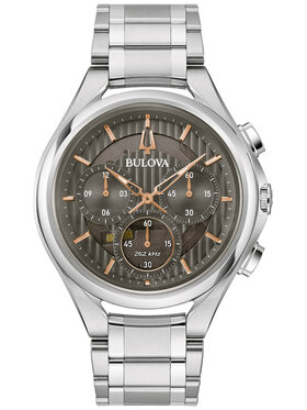 Bulova bulova Zegarek BULOVA CURV 96A298 Szary