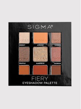 SIGMA Beauty SIGMA Beauty Fiery Eyeshadow Palette Paleta cieni do powiek Fiery