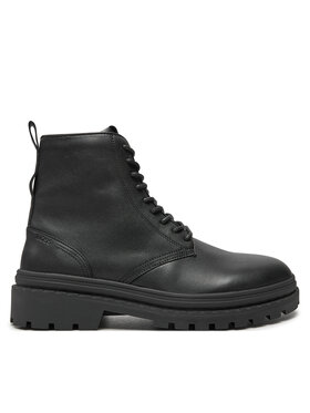 BOSS Boss Schnürstiefeletten Nebular Halb lt 50523478 Schwarz