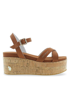 U.S. Polo Assn. U.S. Polo Assn. Sandale Loren LOREN002 Smeđa