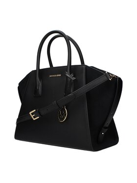 Michael Kors Michael Kors Torebka Black Leather Hand Czarny