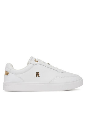 Tommy Hilfiger Tommy Hilfiger Sneakers Essential Elevated Court Sneaker FW0FW08758 Bianco