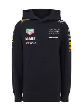 Red Bull Racing Red Bull Racing Bluza Team Pullover 2025 Granatowy Regular Fit