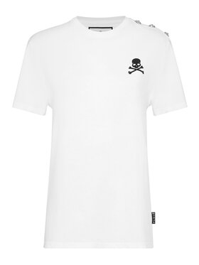 PHILIPP PLEIN PHILIPP PLEIN T-Shirt 14899 Biały Over Fit