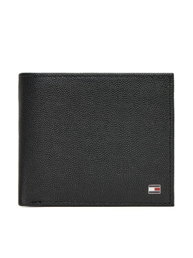 Tommy Hilfiger Tommy Hilfiger Велике Чоловіче Портмоне Th Flag Cc Flap And Coin AM0AM13520 Чорний