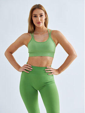 BeShaped BeShaped Biustonosz sportowy Bezszwowy Shape Up Zielony