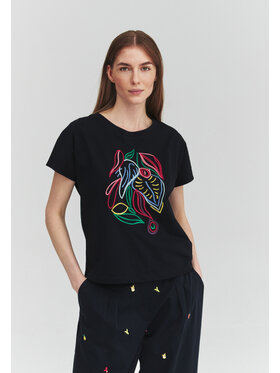 TATUUM TATUUM Tričko NILS 4 Tmavomodrá Classic Fit