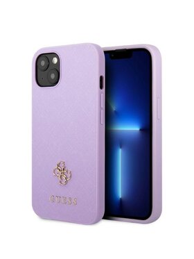 Guess Guess Etui na telefon iPhone 13 Mini Fioletowy