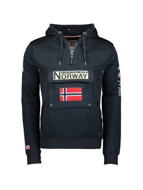 Geographical Norway Geographical Norway Bluza WW2489H/GN-NAVY Granatowy Regular Fit