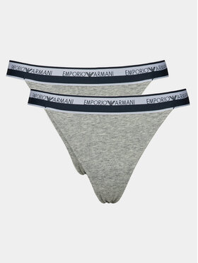 Emporio Armani Underwear Emporio Armani Underwear Komplet 2 par stringów 164522 4R227 00948 Szary