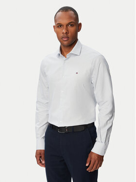 Tommy Hilfiger Tommy Hilfiger Koszula MW0MW43747 Niebieski jasny Slim Fit