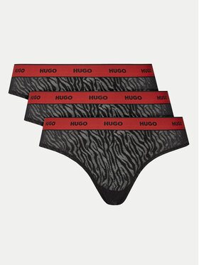 HUGO Hugo Set od 3 para klasičnih gaćica 50523826 Crna