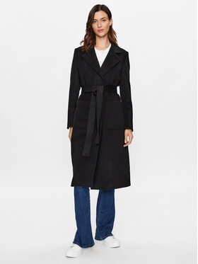 MAX&Co. MAX&Co. Вълнено палто Runaway 40149723 Черен Regular Fit
