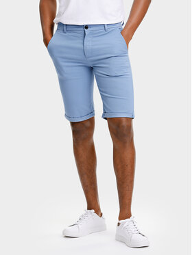 Lindbergh Lindbergh Шорти з тканини 30-505044 Голубий Slim Fit