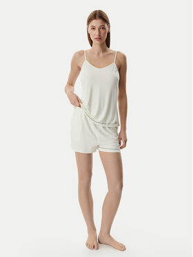 KARL LAGERFELD KARL LAGERFELD Piżama B1W45011 Beżowy jasny Regular Fit