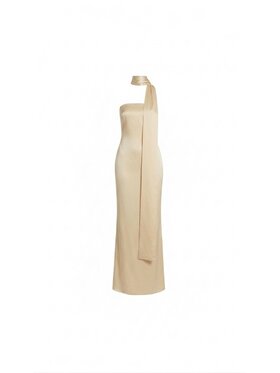 MAI MAI Sukienka wieczorowa VERA Beżowy jasny Feminine Fit