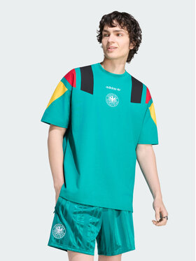 adidas adidas Koszulka techniczna 169118 Zielony Loose Fit