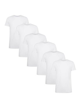 Bamboo Basics Bamboo Basics T-Shirt 28544 Biały Stretch Fit