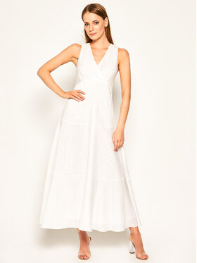 Sportmax Code Sportmax Code Φόρεμα καθημερινό Cannes 72210504 Λευκό Regular Fit