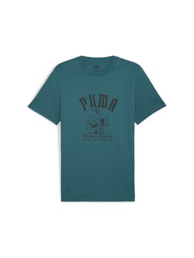 Puma Puma T-Shirt 628003 Zielony Regular Fit