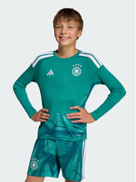 adidas adidas Koszulka techniczna Germany 26 Home Goalkeeper Kids Zielony Regular Fit