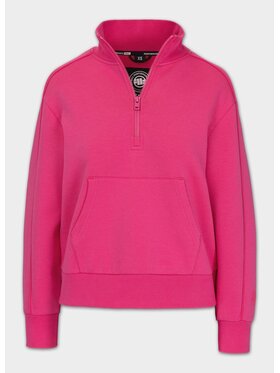 PITBULL PITBULL Bluza Bluza damska z zamkiem Discovery XS Różowy Regular Fit