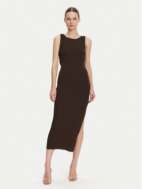 Guess Guess Strickkleid W5GK47 Z3L10 Braun Regular Fit