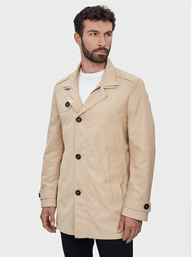 Evenemen Evenemen Płaszcz zimowy LEONE CAMEL Beżowy Slim Fit